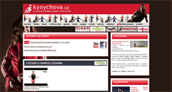 Desktop Screenshot of kynychova.cz